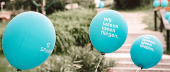 Türkise Luftballons